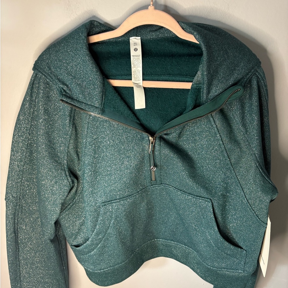 Lululemon Storm Teal Silver Sparkle Scuba - Picture 2 of 9
